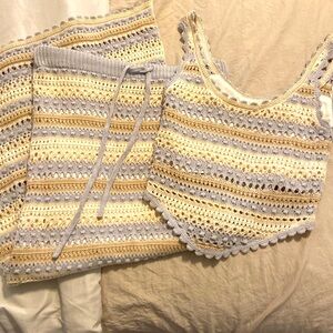 Crochet two-piece set